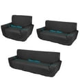 thumbnail image 4 of Herwey Housse de Protection pour Canapé Sofa 1-3 Places Extensible, Housse de Protection pour Causeuse/canapé, Housse Lavable Élastique, Café/gris/noir, 4 of 7