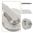 thumbnail image 3 of Homoyoyo Privacy Bolt Door Lock for Public Restrooms, Sturdy and Easy to Install, Secure Bathroom Door Hardware Set, 3 of 8