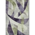 thumbnail image 2 of Addison Rugs Mayfield Premium Machine Washable Transitional Swirls Purple Rectangle Rug, 3' x 5', 2 of 7