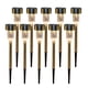 thumbnail image 1 of 10pcs Simplicidad moderna Impermeable IP55 Luz solar para césped Lámpara de poste alto Acero inoxidable Jardín al aire libre LED Energía solar Luz de calle Patio Patio externo Paisaje Columna Luminaria Blanco cálido oso de fresa Electrónica, 1 of 5
