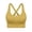 Ginger, variant on Women's Strong Hold Sports Bra Wireless Cross Back Yoga Lingerie, Unpadded Seamless Fitness Bustier, High Impact Running Underwear, Breathable Gathering Gym Vest, Supportive Athletic Bralette