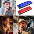 thumbnail image 4 of DISEN Harmonica, Set of 2 Children's Harmonica, 10 Holes Blues Harmonica, Key of C - for Kids and Beginners, Adults Gift, Lightweight, Compact, 4 of 8