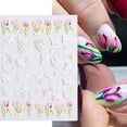 thumbnail image 3 of Pegatinas 5D para decoración de uñas, calcomanías en relieve para uñas, suministros para manicura DIY, decoraciones para uñas para mujeres, 3 of 5