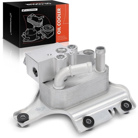 A-Premium Engine Oil Cooler Compatible with Ford F-150 F150 2017-2020, Expedition 2020 & Lincoln Navigator 2020, 2.7L 3.0L 3.5L 3.3L 5.0L