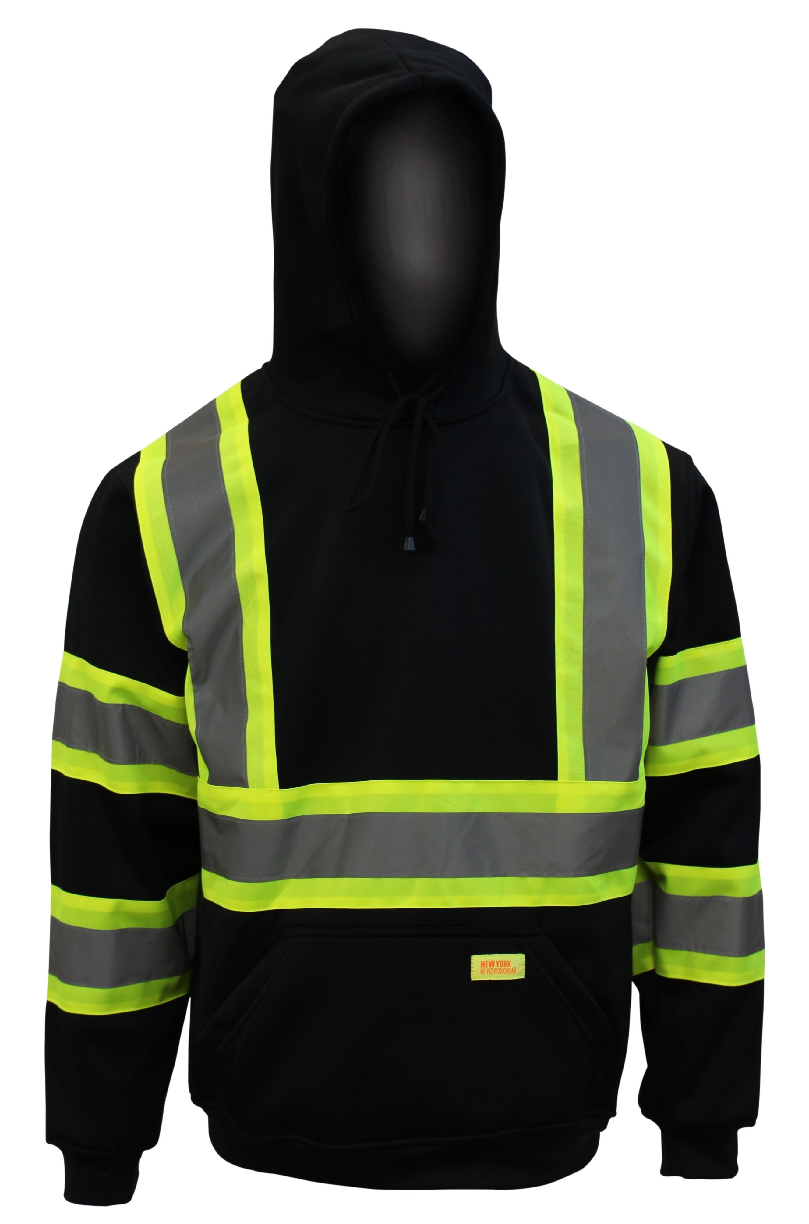 New York Hi-Viz Workwear HX7012 Men's ANSI Class 3 High Visibility Class 3 Sweat