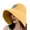 Yellow, variant on Sun Hat for Women Summer Beach Wide Brim UV Protection Hats with Chin Strap Travel Foldable UPF 50