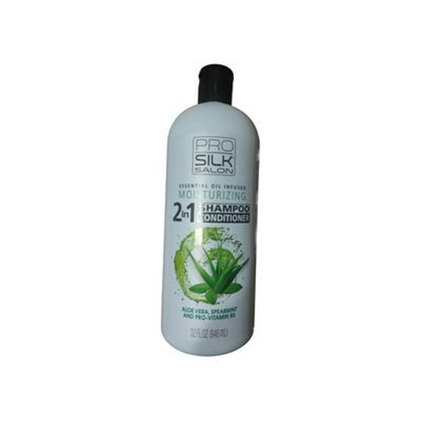 Pro Silk 2 In 1 Shampoo & Conditioner/Moisturizing/Aloe Vera, Spearmint and  Pro Vitamin B5 / 32 Oz - Walmart Business Supplies
