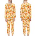 thumbnail image 4 of DISNIMO Thanksgiving Fall Pumpkin Pajamas for Kids Boys 3-4 Pajamas for Kids 2 Piece Pajama Set Girls Long Sleeve Pajama Set for Boys Loungewear Set for Kids Pjs Boys Sleepwear Pockets, 4 of 7
