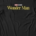 thumbnail image 3 of Marvel Wonder Man Show Logo Men's T Shirt (Black, S-3XL), 3 of 4
