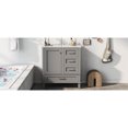 thumbnail image 6 of 30" Bathroom Vanity , Modern Bathroom Cabinet with Sink Combo Set, a Soft Closing Door and 3 Drawers, Solid Wood Frame, 6 of 26