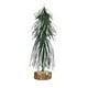 thumbnail image 2 of pstuiky Árbol de Navidad pequeño mini árbol de Navidad mini pino cepillo para botellas árbol artificial con base de madera para decoración de mesa., 2 of 6