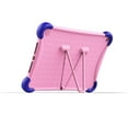 thumbnail image 3 of ME Silicone Protective Case with Built-In Stainless Steel Kickstand for iPad 10.2 9th Gen (2021 Release), 8th Gen (2020 Release) and 7th Gen (2019 Release) in Pink, 3 of 3