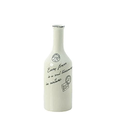 Accent Plus Small Blossoming Long Neck Vase 4.87x4.87x14