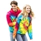 thumbnail image 2 of Colortone - Sudadera con capucha teñida Modelo Rainbow Tie Dye Unisex (Arcoiris) Colortone UTRW4121_rainbow, 2 of 2