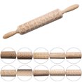 thumbnail image 2 of Rolling Pin Creative Wooden Reusable Non Stick Dough Roller Baking Roller, 2 of 7