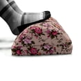 thumbnail image 5 of Flower Foot Rest, Floral Pattern with Roses Twig Warm Colors Flower Arrangement Bouquets, Non-Slip Backing Adjustable Ergonomic Memory Foam Leg Support for Office, Tan Pink Dark Green, by Ambesonne, 5 of 5