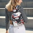 thumbnail image 5 of Fotbe American Flag Eagle Art Mochila de Lona con Estampado, Mochila Duradera, Mochila Versátil de Alta Calidad, Mochila Compacta Vintage-Small, 5 of 5
