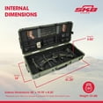 thumbnail image 3 of SKB Hard Large Plush Storage Case Archery Bow Arrow Parallel Limb iSeries REV2, Green, 3 of 11