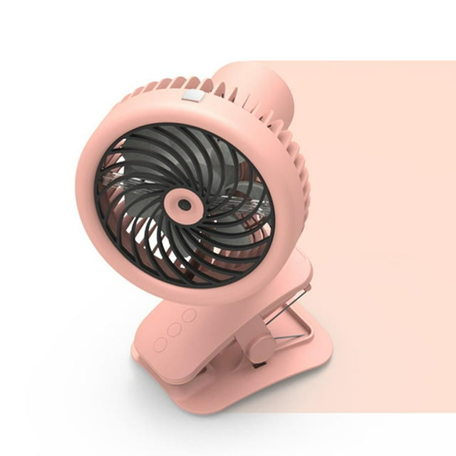pitrice Mini USB Fan with Clip and Water Mist Spray Mobile Air Conditioners
