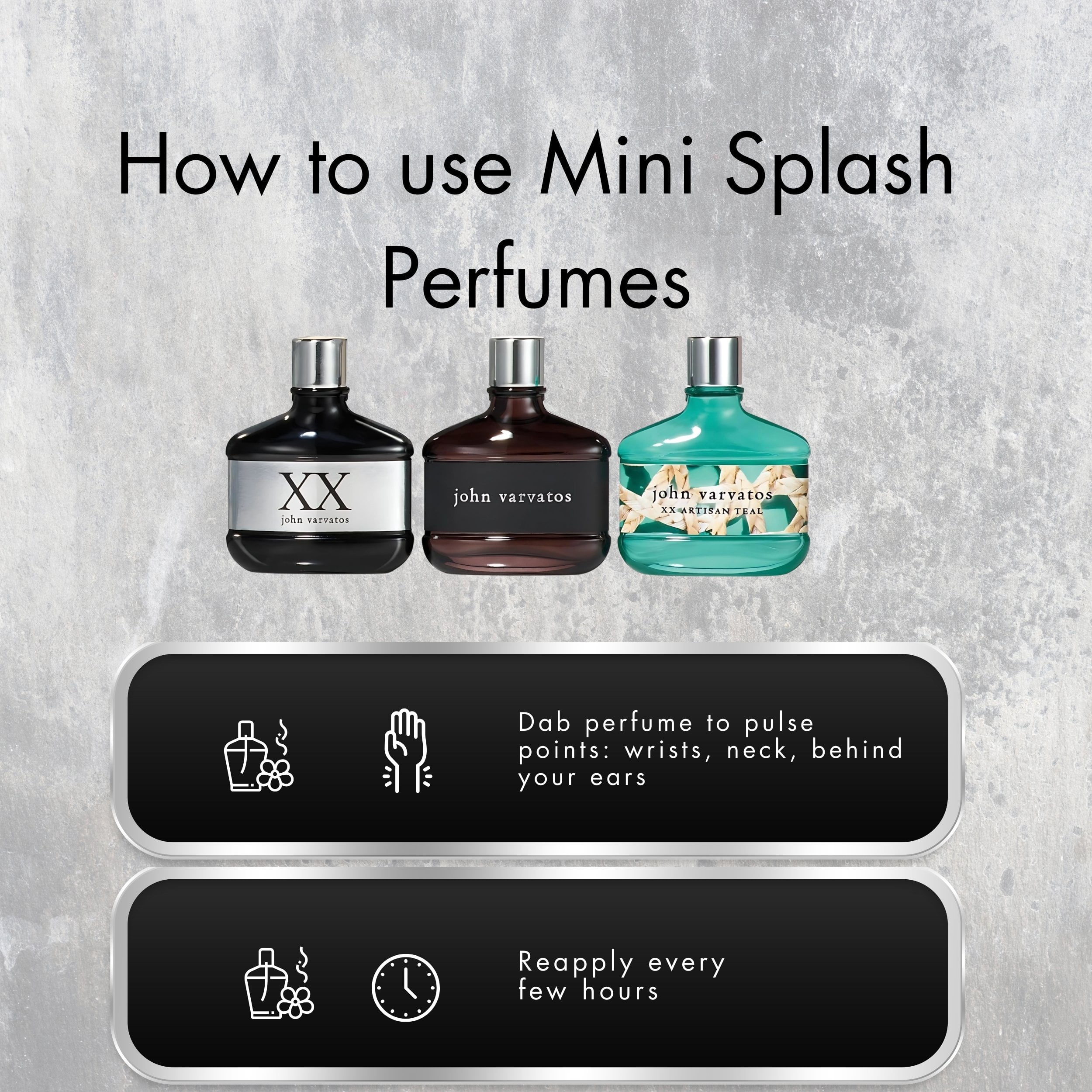 John Varvatos 3 Piece Men's Cologne Fragrance Set - Artisan