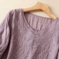 thumbnail image 4 of Pisexur Hauts pour Femmes T-Shirts Décontractés à Manches Courtes Col Rond Été Ample Blouse, 4 of 8