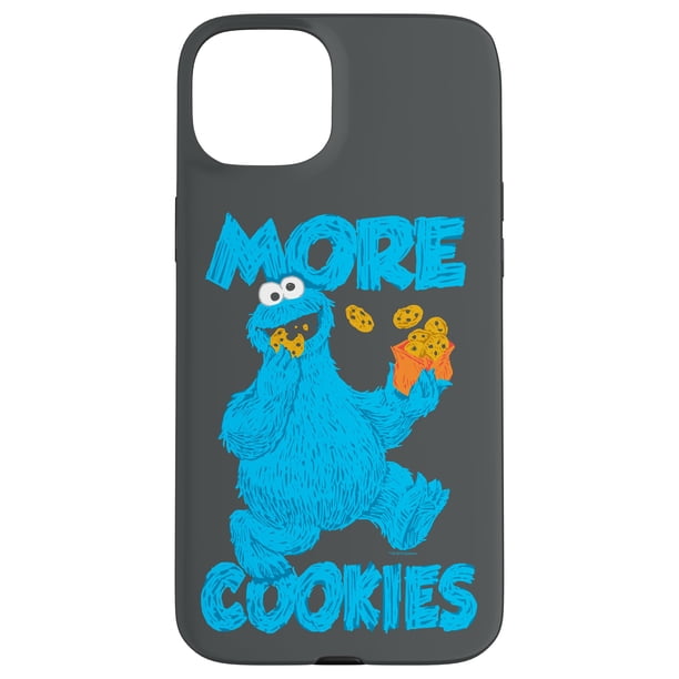 Funda para teléfono Sesame Street Cookie Monster More Cookies iPhone 15 Plus