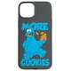 thumbnail image 1 of Funda para teléfono Sesame Street Cookie Monster More Cookies iPhone 15 Plus, 1 of 3