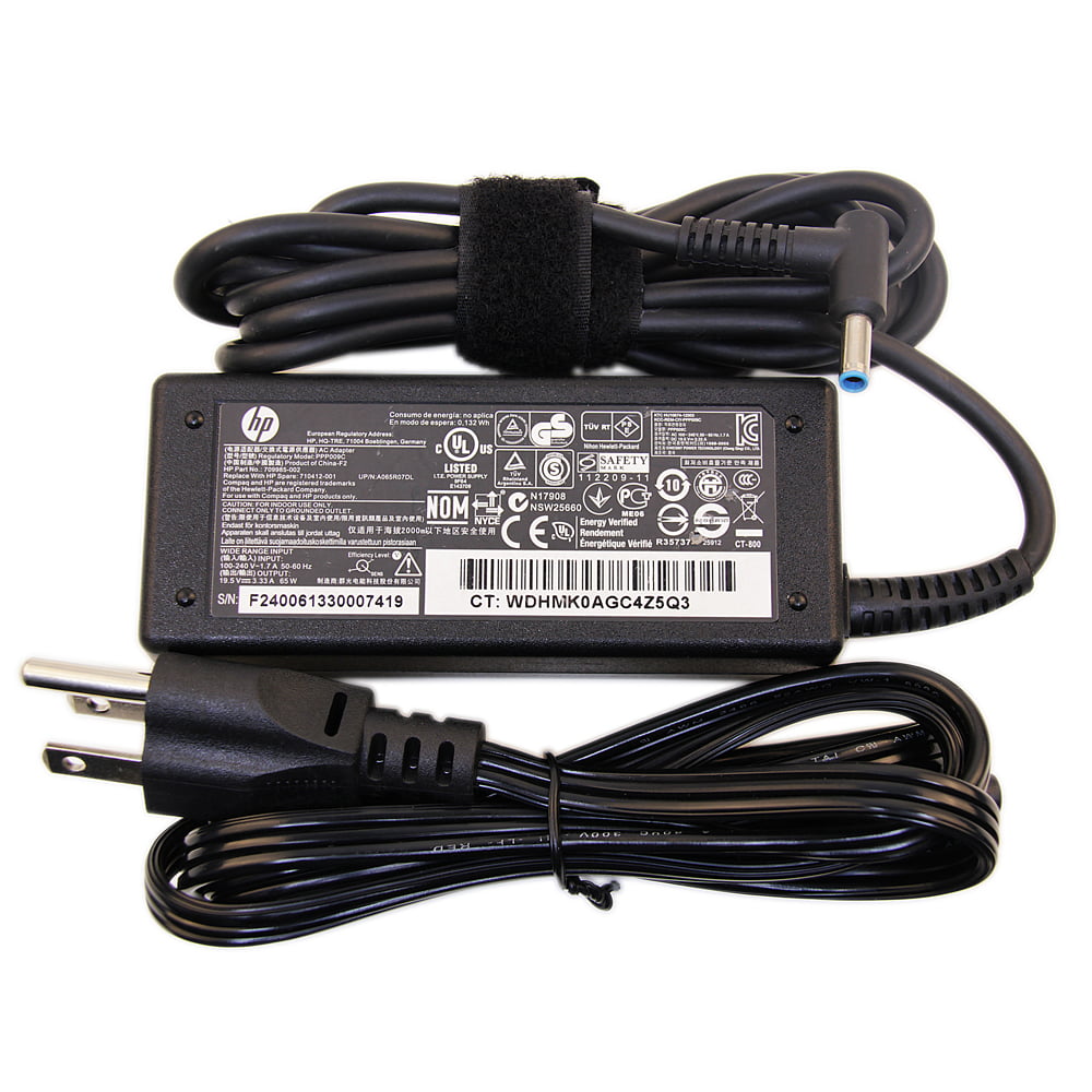 Original HP 19.5V 3.34A 65W HP AC Adapter HP Laptop Charger HP Power