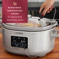 thumbnail image 3 of Crock-Pot Olla de Cocción Lenta Programable de 7 Cuartos para Cocinar y Llevar con Sous Vide, Acero Inoxidable, 1 Unidad, 3 of 5