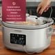 thumbnail image 3 of Crock-Pot Olla de Cocción Lenta Programable de 7 Cuartos para Cocinar y Llevar con Sous Vide, Acero Inoxidable, 1 Unidad, 3 of 5