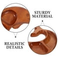 thumbnail image 7 of PAMINGONO Whale-Shaped Wood Fruit Divided Tray Charcuterie Platter with Natural Wood Finish, 7 of 7