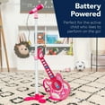 thumbnail image 4 of 19-Inch Navy Children's Flash Guitar with Microphone and Stand - Perfect Pretend Play Musical Toy!, 4 of 5