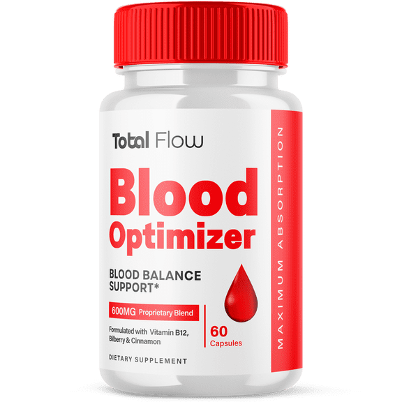 Total Flow Blood Balance Support Pills Advanced Formula Vitamin Supplement TotalFlow 60 Capsules