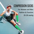 thumbnail image 2 of 7 Pairs Christmas Compression Socks for Men & Women 15-20 mmhg Graduated Athletic for Running Nurses Shin Splints Flight Travel, 2 of 7
