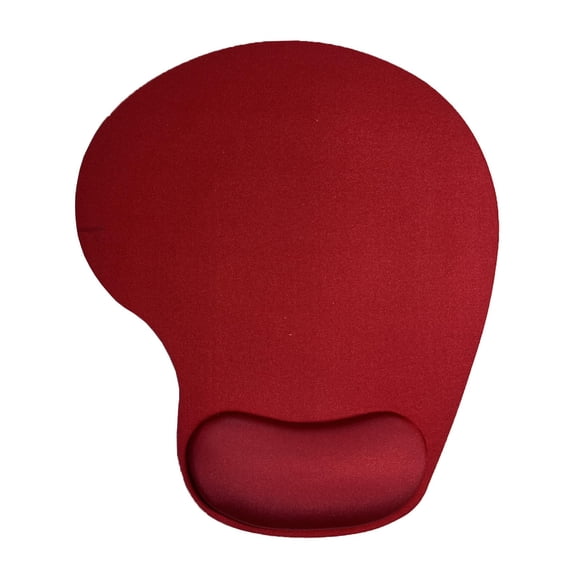 Mouse pad ergonómica LIZPARE con reposamuñecas de espuma viscoelástica, rojo