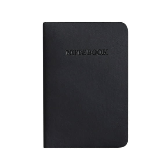 Sohindel a7 Notebook Mini Portable Blank Diaries & Journals, Black