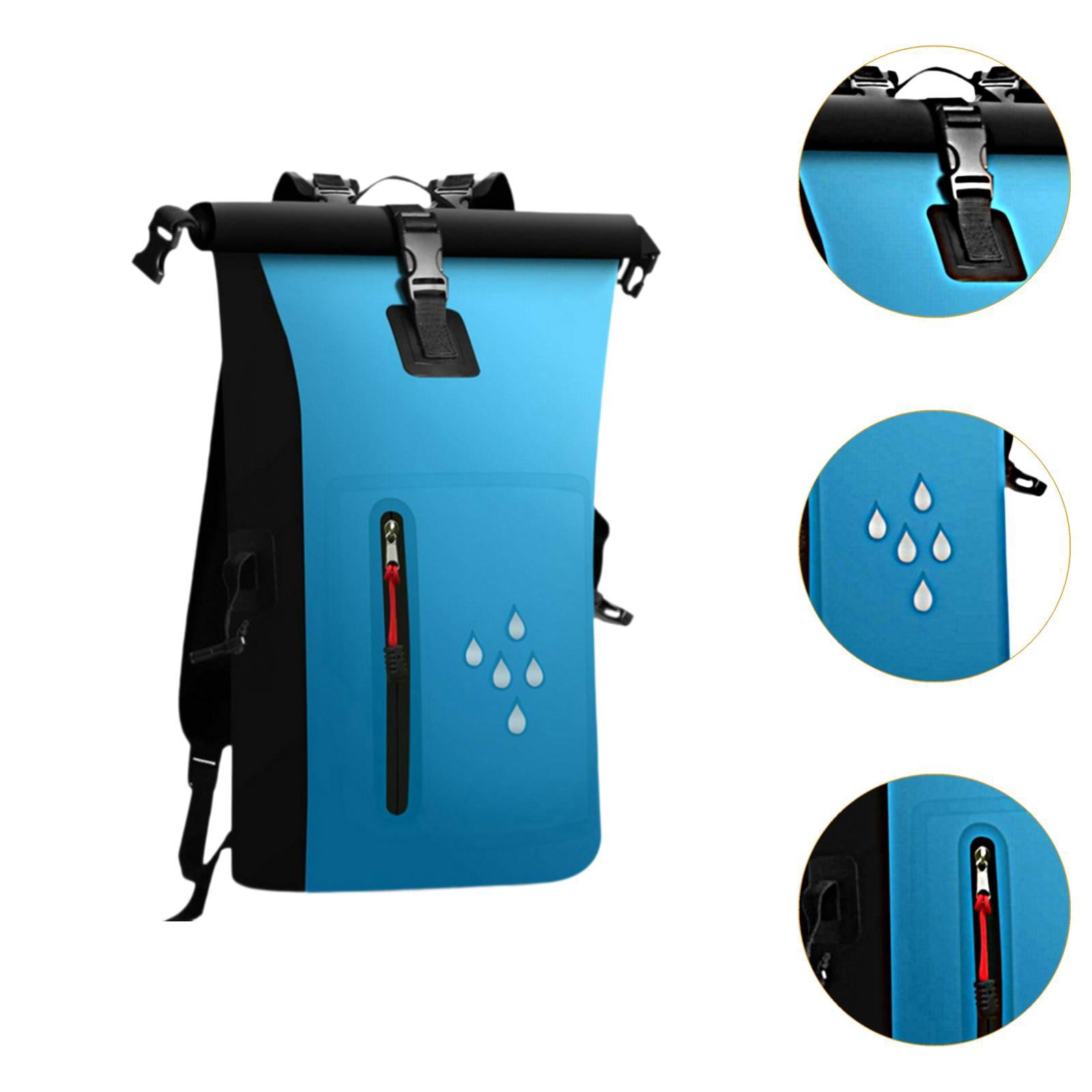 Baoblaze Dry Bag Waterproof 25L Weld Resistant Portable Portable Saco Drier Pack Blue