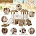 thumbnail image 4 of NAVINE 8 in 1 Toddler Slide and Climber Playset, Indoor Outdoor Kids Playground, Freestanding Baby Slide for Ages 1+, 4 of 7