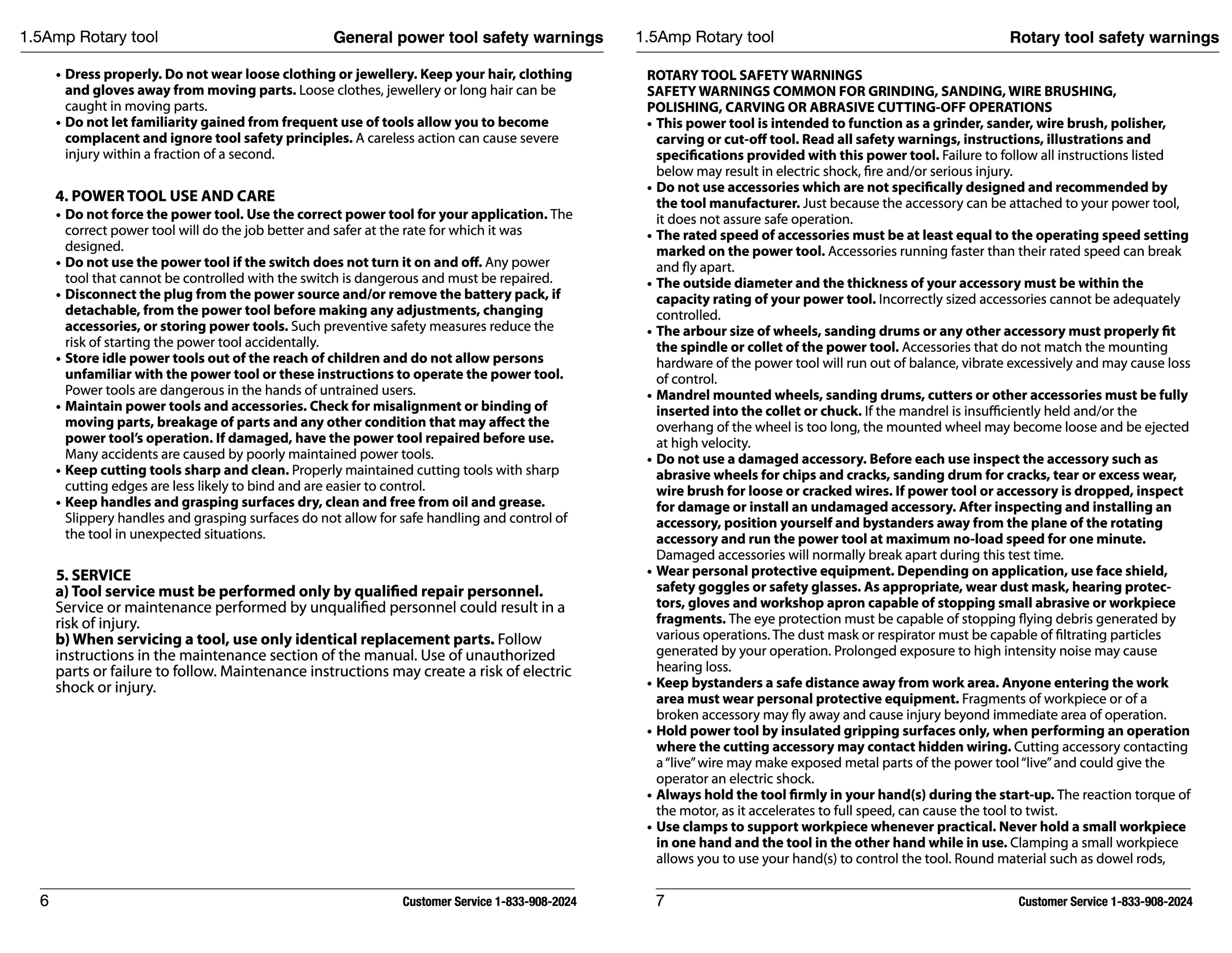 HYPER TOUGH 1.5 AMP CORDED ROTARY TOOL WITH 105 ACCESSORIES, 120V VARIABLE SPEED AND STORAGE CASE