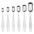 thumbnail image 2 of Oleegame 2PC Stainless Steel Cutlery Set Stainless Steel Measuring Spoon 6 Piece Baking Scale Measuring Seasoning Spoon Silver, 2 of 6