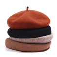 thumbnail image 5 of SikaFu Hat Girl Autumn And Winter Hair, Breda Hat Winter Korean Edition Variety Being Anti -Emboder Hat Retro British Pumpkin Budi Hat, 5 of 9