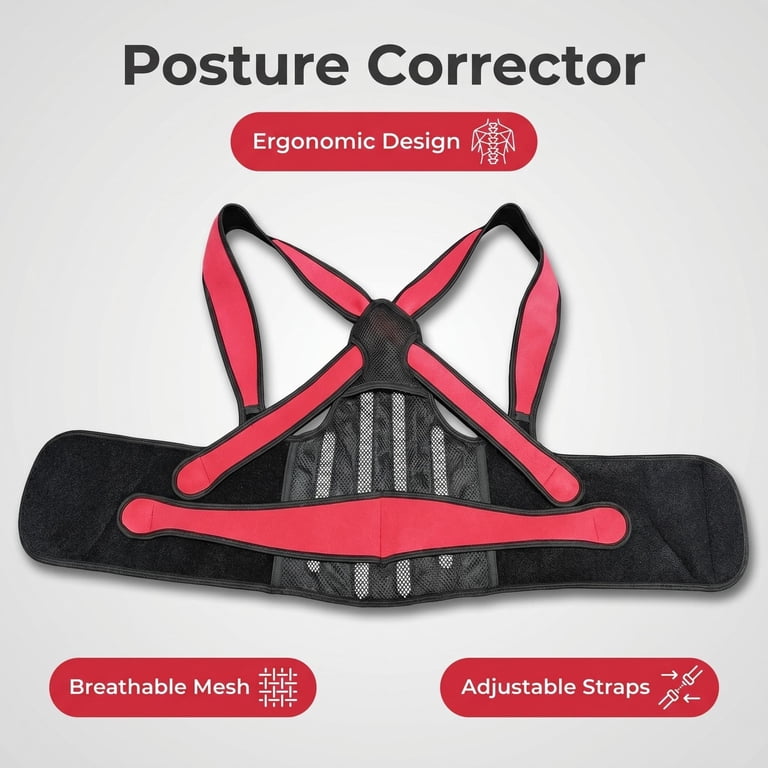 DANPINGLE Back Brace Posture Corrector, Adjustable Support photo 2