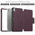 thumbnail image 2 of Dteck Business-Style Case for iPad Pro 11-inch (2024), Model A2836/A2837/A3006 Case, Heavy-Duty Case with Magnetic Stand/Pencil Holder/Auto Sleep Wake Function, Protective Thin Folio Cover, Purple, 2 of 8