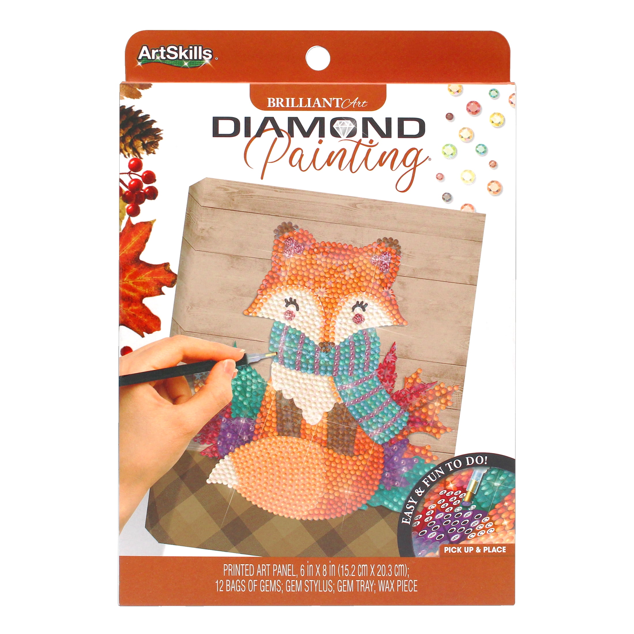 DIAMOND DOTZ® BIG DOTZ® DOTZ® Box Cat with Rainbow Diamond