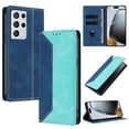 thumbnail image 1 of Funda FOXDOCK para Samsung Galaxy S21 Ultra de Cuero Premium Bicolor con Ranuras RFID, Carcasa Tipo Billetera Antigolpes y Soporte Plegable, 1 of 6