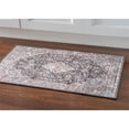 thumbnail image 4 of Linon Elite Barton Woven Microfiber Polyester 1'7"x2'7" Rug in Black, 4 of 6