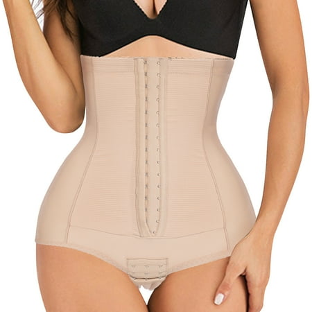 

Eleady Women Butt Lifter Shapewear Hi-Waist Tummy Control Panties Slimmer Body Shaper(Beige Large)