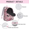 thumbnail image 4 of Floral Campus Backpack for School College Students, Large Capacity Bookbag with Laptop Sleeve, Sunflower Flowers Print Everyday Backpack for Commuting Work Travel, Gift for Teens Adults, 4 of 5