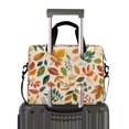 thumbnail image 2 of FORMRS 16" Laptop Bag Carrying Sleeve Case with Handle Travel Shoulder Briefcase, Beige Retro Leaves, 2 of 8