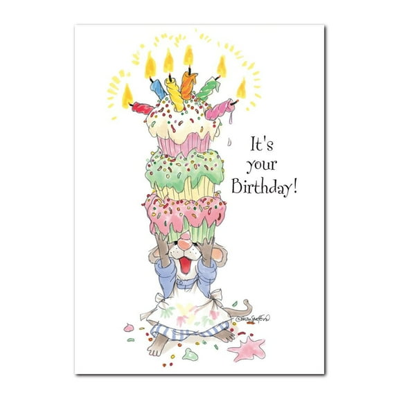 Herkimer's Cupcakes Birthday Greeting Card
